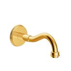 Kraanhals Tres Clasic Inbouw Uitloop 21 cm Goud, Ophalen of Verzenden, Nieuw, Kraan