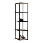 Kolomkast BWS Harper 135x35 cm Metalen Frame Noten, Ophalen of Verzenden, Nieuw, Bad