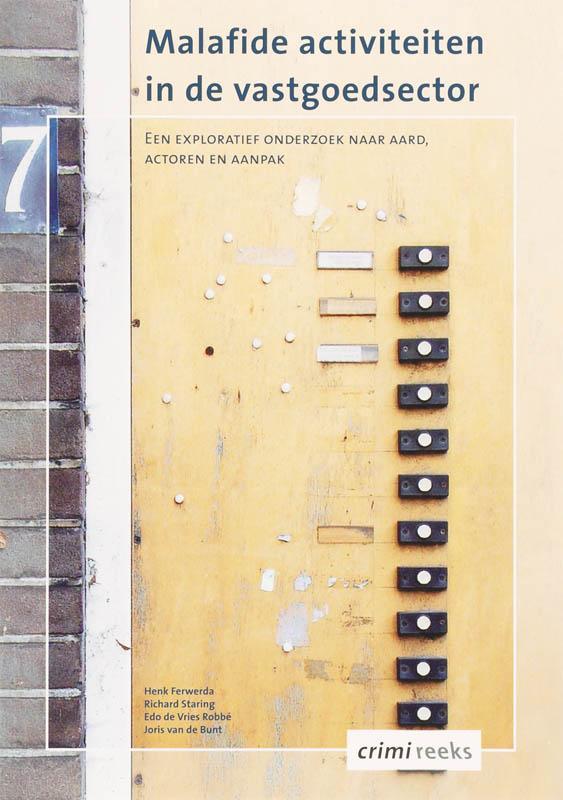 Malafide activiteiten in de vastgoedsector / Crimireeks, Boeken, Wetenschap, Zo goed als nieuw, Verzenden