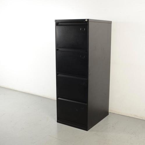 Officenow dossierkast, zwart, 132 x 47 cm, 4 laden, Huis en Inrichting, Kasten | Ladekasten, Ophalen of Verzenden