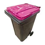 Afvalcontainer 240 liter, licht gebruikt - Grijs met roze, Ophalen of Verzenden, Nieuw