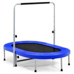 LIVSK Ovale Dubbele Trampoline - 150 kg Capaciteit - 32 Ster, Verzenden, Nieuw
