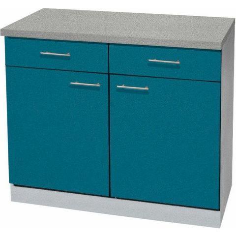 wiho Küchen Onderkast Kiel 100 cm breed, in diepte 50 cm, Huis en Inrichting, Badkamer | Badkamermeubels, Nieuw, Verzenden