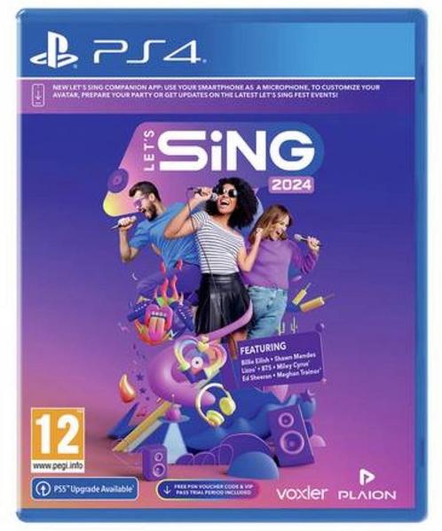 Lets Sing 2024 International Version + 2 Microphones - PS4, Spelcomputers en Games, Games | Sony PlayStation 4, Verzenden