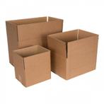 Kartonnen dozen enkelgolf 400 x 300 x 300 mm bruin | 25 stuk, Ophalen of Verzenden