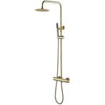 Thermostatische Regendoucheset - Leoni Rimbo - 20cm - Ronde, Doe-het-zelf en Verbouw, Ophalen of Verzenden, Nieuw