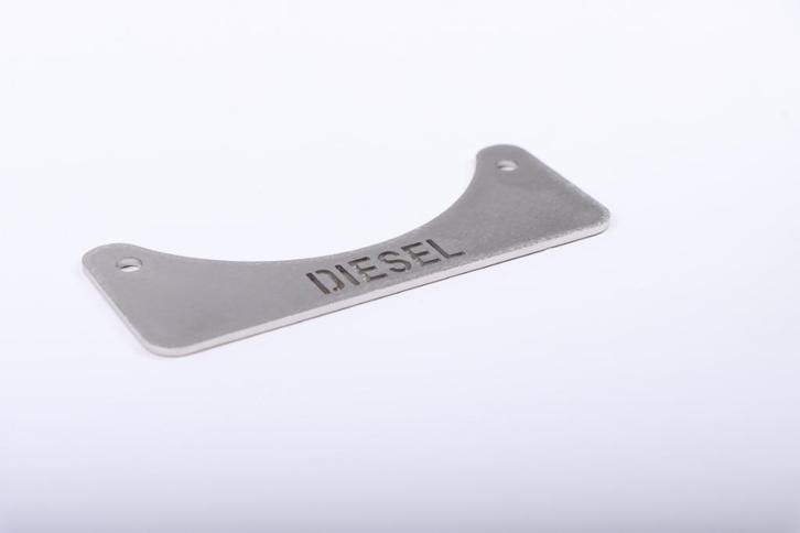 RVSbadge benzine /diesel vulopening Landrover Defender decal, Auto-onderdelen, Carrosserie en Plaatwerk, Nieuw, Land Rover, Verzenden