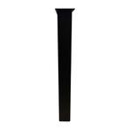 Gratis Verzending - Zwarte stalen U tafelpoot 72 cm (koker 8, Huis en Inrichting, Tafels | Eettafels, Overige vormen, Nieuw, Modern