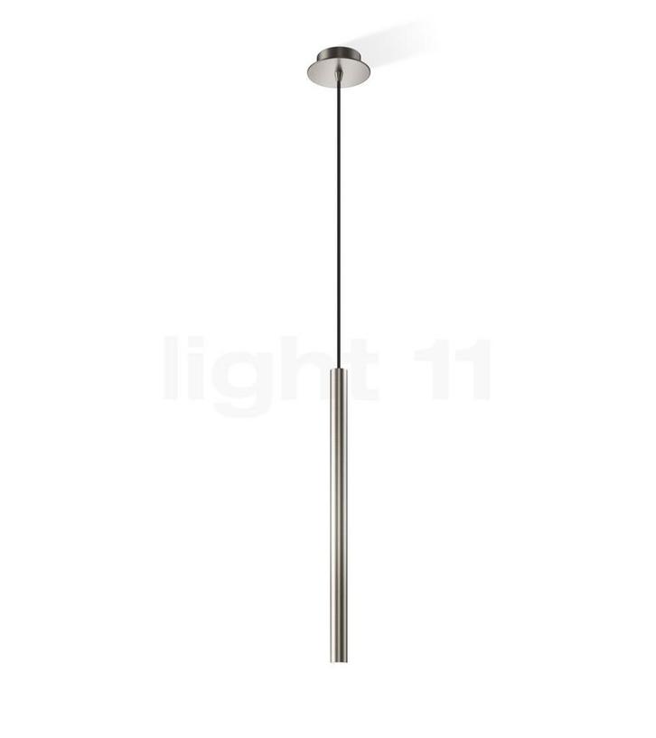 Decor Walther Pipe Hanglamp LED, nikkel gesatineerd, Huis en Inrichting, Lampen | Hanglampen, Nieuw, Verzenden