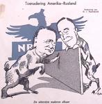 Spotprent Amerikaans en Russisch beleid lijkt meer op elk..., Antiek en Kunst, Verzenden