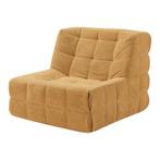 Fauteuil Koskyvn 75x90x100 cm geel [en.casa], Huis en Inrichting, Fauteuils, Verzenden, Nieuw