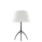 Foscarini Lumiere Tafellamp grande, aluminium/wit - met dimm, Verzenden, Nieuw, Glas
