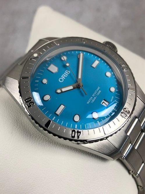 Oris - Divers Sixty Five Cotton Candy Automatic Blue - 01, Sieraden, Tassen en Uiterlijk, Horloges | Heren