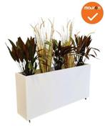 Verrijdbare plantenbak - 160x80cm - Wit (Overige Accesoires), Werkplek, Ophalen of Verzenden, Gebruikt, Overige typen