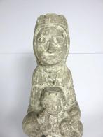 sculptuur, Virgen María y niño Jesús - 26 cm - Gegoten steen