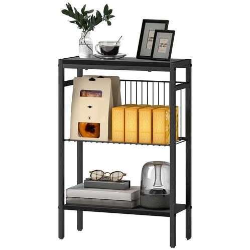 TRUUSK Bijzettafel Kleine Salontafel Met 2 Planken, Nachtkas, Huis en Inrichting, Tafels | Bijzettafels, Nieuw, Verzenden