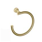 Handdoekring Hotbath Cobber Geborsteld Messing PVD, Ophalen of Verzenden, Nieuw, Chroom, Bad