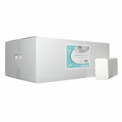 Handdoekjes M vouw cellulose 2 laags 20,5 X 24 cm 3750 stuks, Diversen, Verpleegmiddelen, Nieuw, Verzenden