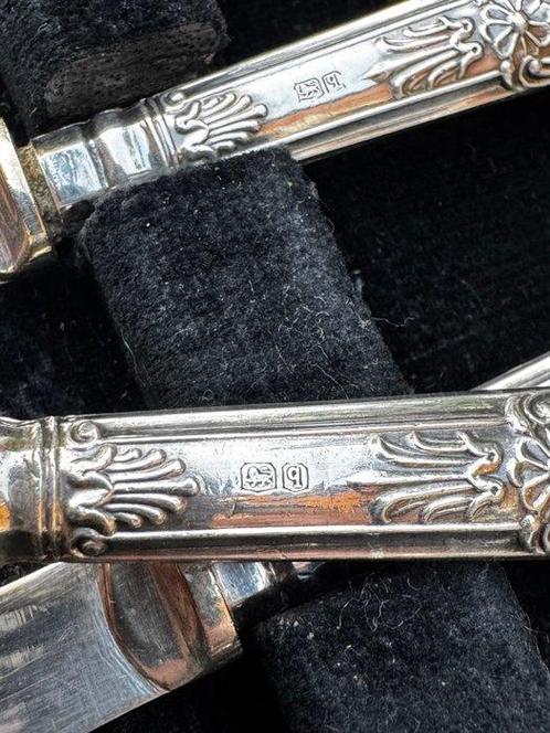 Edwardian Sterling Silver Handled cased tea / butter knives, Antiek en Kunst, Antiek | Goud en Zilver