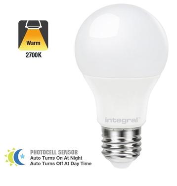 E27 LED Lamp met Daglicht Sensor | Schemersensor | 4,8 Watt beschikbaar voor biedingen