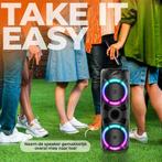 2dekans | Denver Bluetooth Speaker Party box - Discolichten, Audio, Tv en Foto, Luidsprekers, Ophalen of Verzenden, Zo goed als nieuw