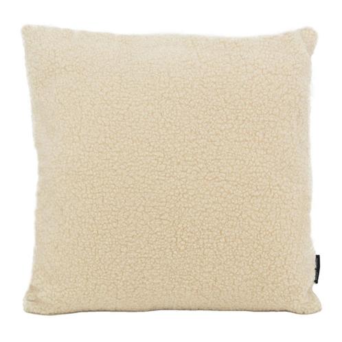 Teddy Beige | 45 x 45 cm | Kussenhoes | Polyester, Huis en Inrichting, Woonaccessoires | Kussens, Verzenden