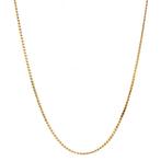 Gouden fantasie collier 38.5 cm 14 karaat, Sieraden, Tassen en Uiterlijk, Verzenden, Zo goed als nieuw, Goud, Goud