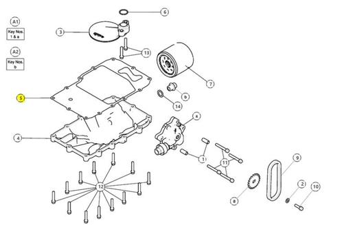 Royal Enfield GASKET,OIL PAN - 575041C Interceptor 650, Motoren, Onderdelen | Merk-onafhankelijk, Nieuw, Verzenden