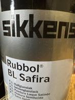 Sikkens Rubbol BL Safira - RAL 7021 - 1 liter, Doe-het-zelf en Verbouw, Verf, Beits en Lak, Overige kleuren, Nieuw, Ophalen of Verzenden