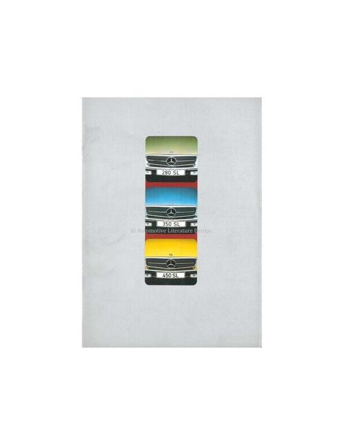 1975 MERCEDES BENZ SL BROCHURE NEDERLANDS, Boeken, Auto's | Folders en Tijdschriften