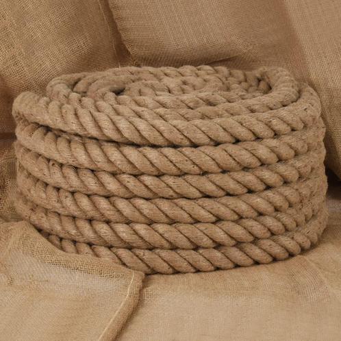 vidaXL Touw 25 m lang 36 mm dik jute, Doe-het-zelf en Verbouw, IJzerwaren en Bevestigingsmiddelen, Nieuw, Verzenden