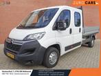 Citroën Jumper 131pk Open laadbak Dubbele Cabine 2.5t Trekha, Auto's, Jumper, Wit, Nieuw, Lease