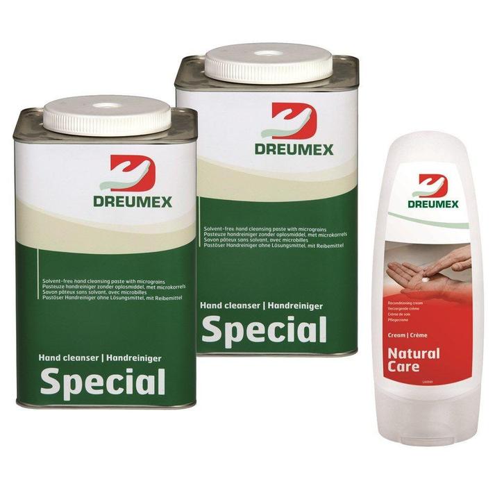 2x Dreumex Special 4.5 liter incl. Hand care, Zakelijke goederen, Kantoor en Winkelinrichting | Magazijn, Stelling en Opslag, Verzenden
