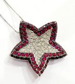 Estrò - Ketting met hanger - 18 karaat Witgoud - 4.16ct. tw.