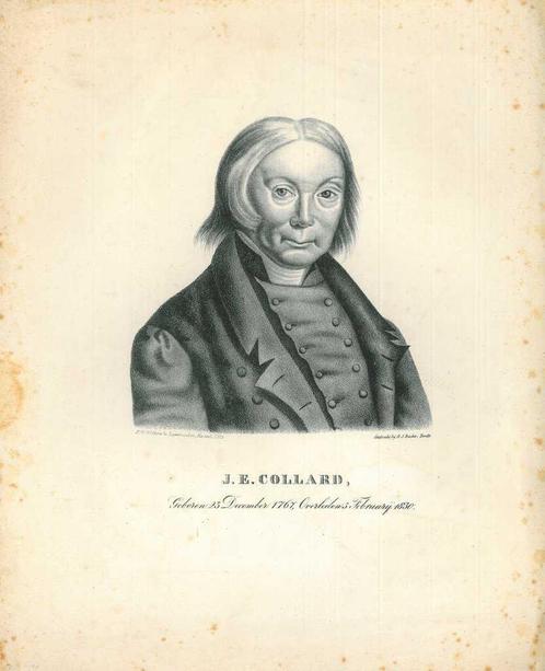 Portrait of Jilles Aegidius Collard, Antiek en Kunst, Kunst | Etsen en Gravures
