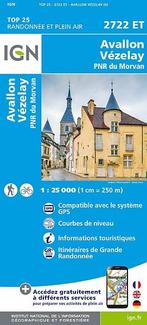 Topografische Wandelkaart van Frankrijk 2722ET - Avallon /, Nieuw, Verzenden