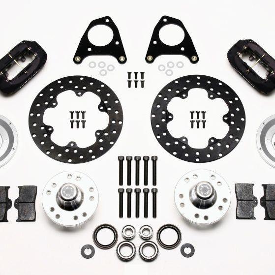 Wilwood Forged Dynalite Front Drag Kit Drilled Rotor 87-93, Auto-onderdelen, Remmen en Aandrijving, Ophalen of Verzenden