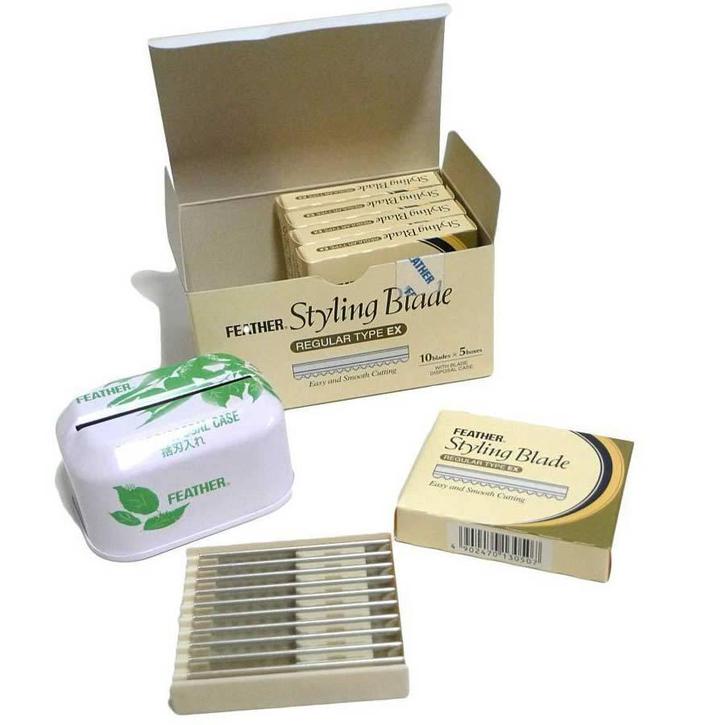 Feather Styling Mesjes - 50st., Sieraden, Tassen en Uiterlijk, Uiterlijk | Haarverzorging, Overige typen, Nieuw, Ophalen of Verzenden