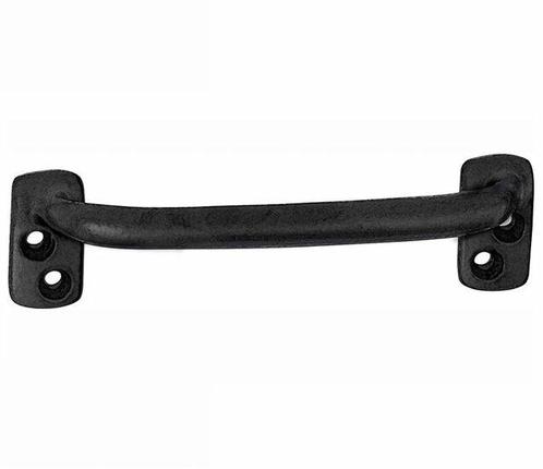 Raamgreep Hollands model 120mm ijzer zwart, Doe-het-zelf en Verbouw, Hang- en Sluitwerk, Nieuw, Ophalen of Verzenden