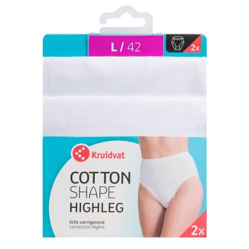 Kruidvat Cotton Shape Highleg Damesslips, Kleding | Dames, Ondergoed en Lingerie, Verzenden