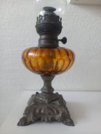 Petroleumlamp - Glas, Kristal, Lettertype - Matador, Antiek en Kunst