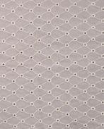 Katoen Geborduurd Leah Zand, Hobby en Vrije tijd, Stoffen en Lappen, Nieuw, Bruin