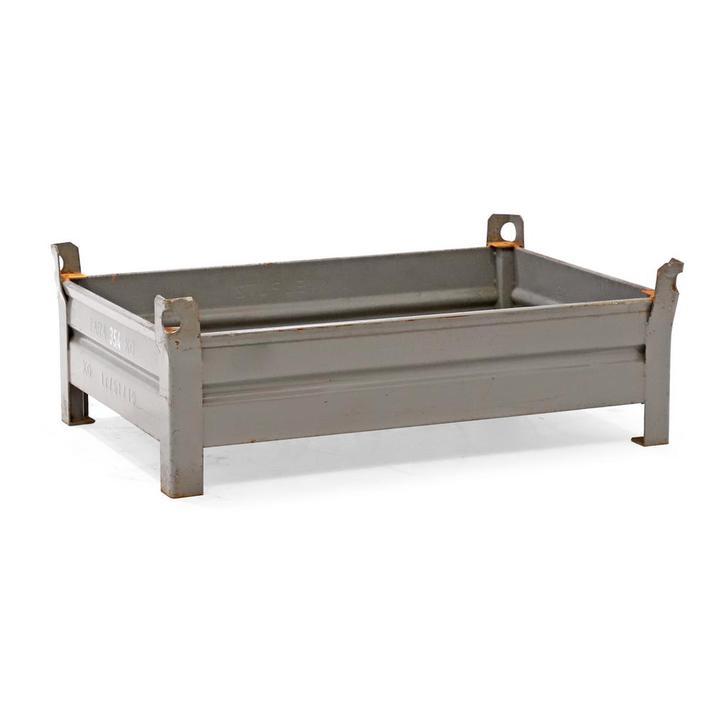 Gebruikte Stapelbak staal vaste constructie met vier, Zakelijke goederen, Kantoor en Winkelinrichting | Magazijn, Stelling en Opslag