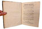 Sevoy - Obrigaçoes Ecclesiasticas - 1779, Antiek en Kunst, Antiek | Boeken en Bijbels