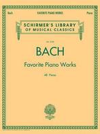 9781476875552 Favourite Piano Works Johann Sebastian Bach, Boeken, Studieboeken en Cursussen, Nieuw, Johann Sebastian Bach, Verzenden