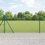 vidaXL Hexagon Hek Groen 0.8x10 m Staal, Verzenden, Nieuw, IJzer