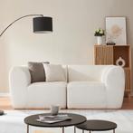 2-Zitsbank Hurvas modulaire bank 216x108x76 cm crème wit [en, Huis en Inrichting, Banken | Sofa's en Chaises Longues, Verzenden
