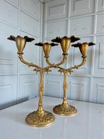 Kandelaar 19e eeuw - rococostijl - Brons