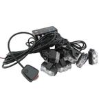 WIT bumper flitsers 8 X 2 LED zwaailicht 12V, Ophalen of Verzenden, Nieuw