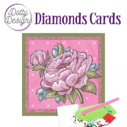 Dotty Designs Diamond Cards - Large Pink Peony, Hobby en Vrije tijd, Overige Hobby en Vrije tijd, Verzenden